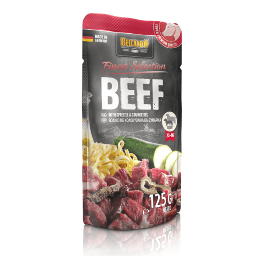 Belcando 狗濕糧 狗餐包 牛肉、麵筋&西葫蘆配方 125g