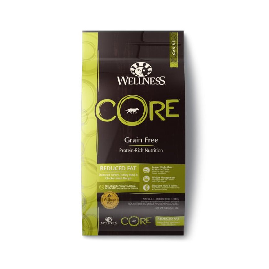 WELLNESS CORE 狗糧 無穀物 體重管理配方 去骨火雞及雞肉 24lb (新包裝) (88436) 圖 3