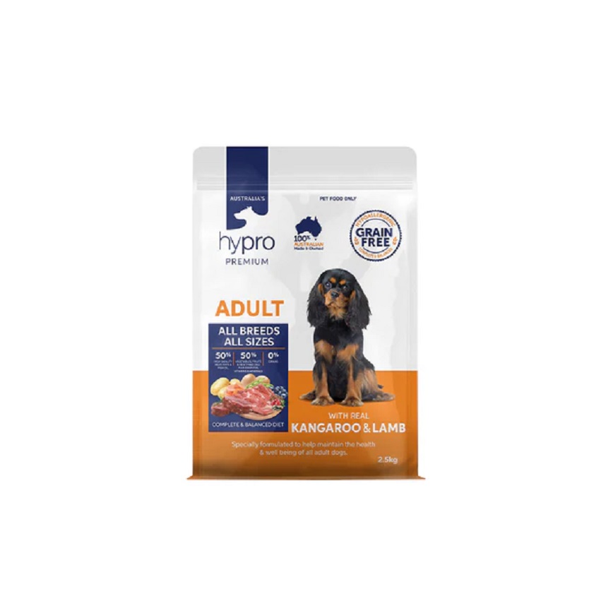 Hypro Premium 狗糧 成犬糧 袋鼠 + 羊味 2.5kg (HP05)