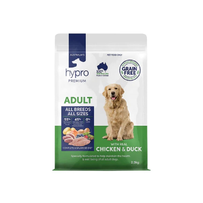 Hypro Premium 狗糧 成犬糧 雞 + 鴨味 2.5kg (HP08)