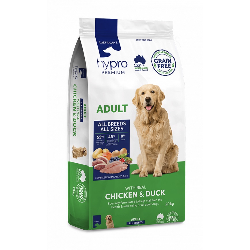 Hypro Premium 狗糧 成犬糧 雞 + 鴨味 20kg (HP10)