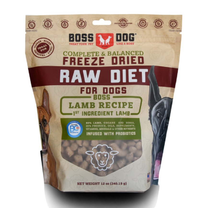 Boss Dog 犬用主食凍乾 羊肉配方 12oz (02412)