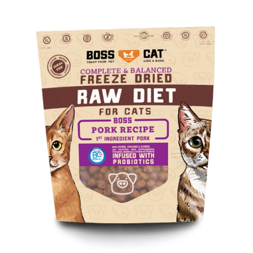 Boss Cat 貓用主食凍乾 生豬肉配方 9oz (02710)