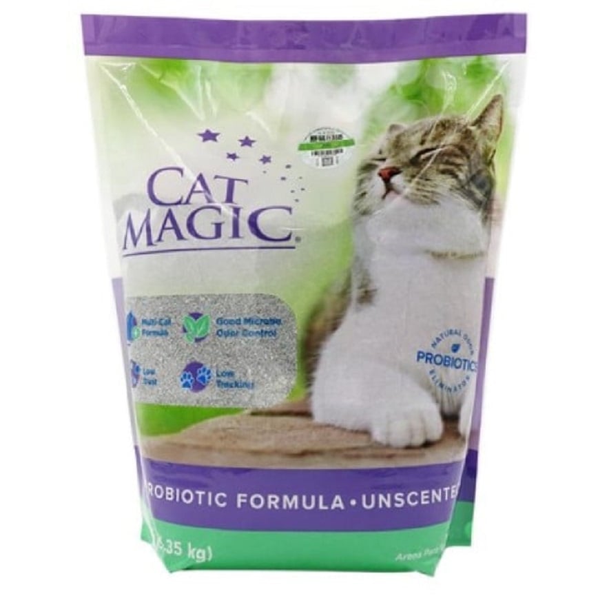 Cat Magic 礦物貓砂 紫標-低敏抑菌 (無⾹) 25lb (24356) 圖 1