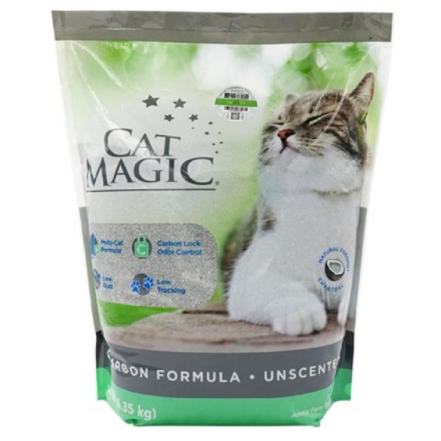 Cat Magic 礦物貓砂 ⿊標-多貓控味 (活性炭無⾹) 25lb (30853)