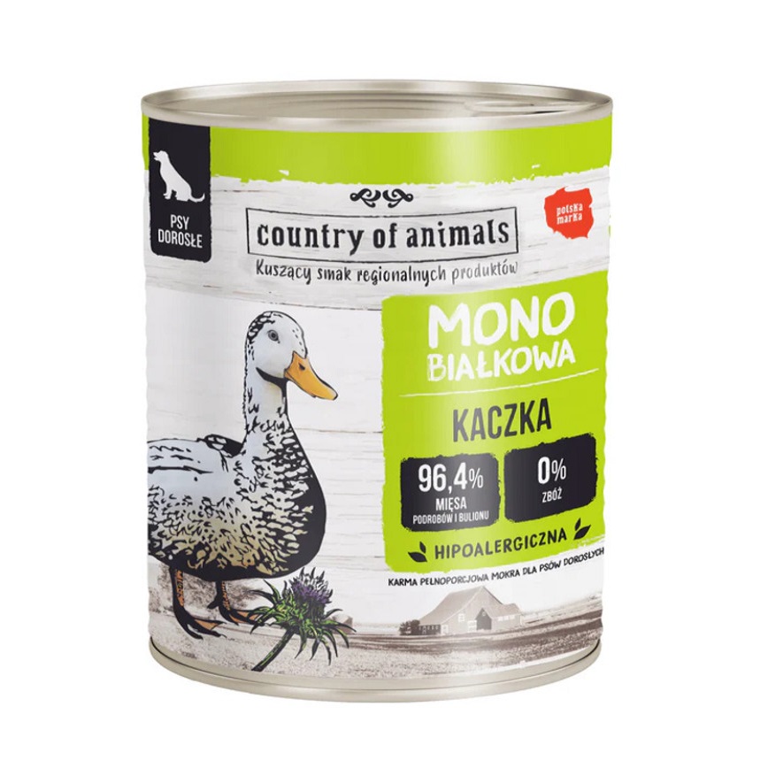 Country of animals 狗罐頭 單一蛋白罐 鴨肉 400g (92135)