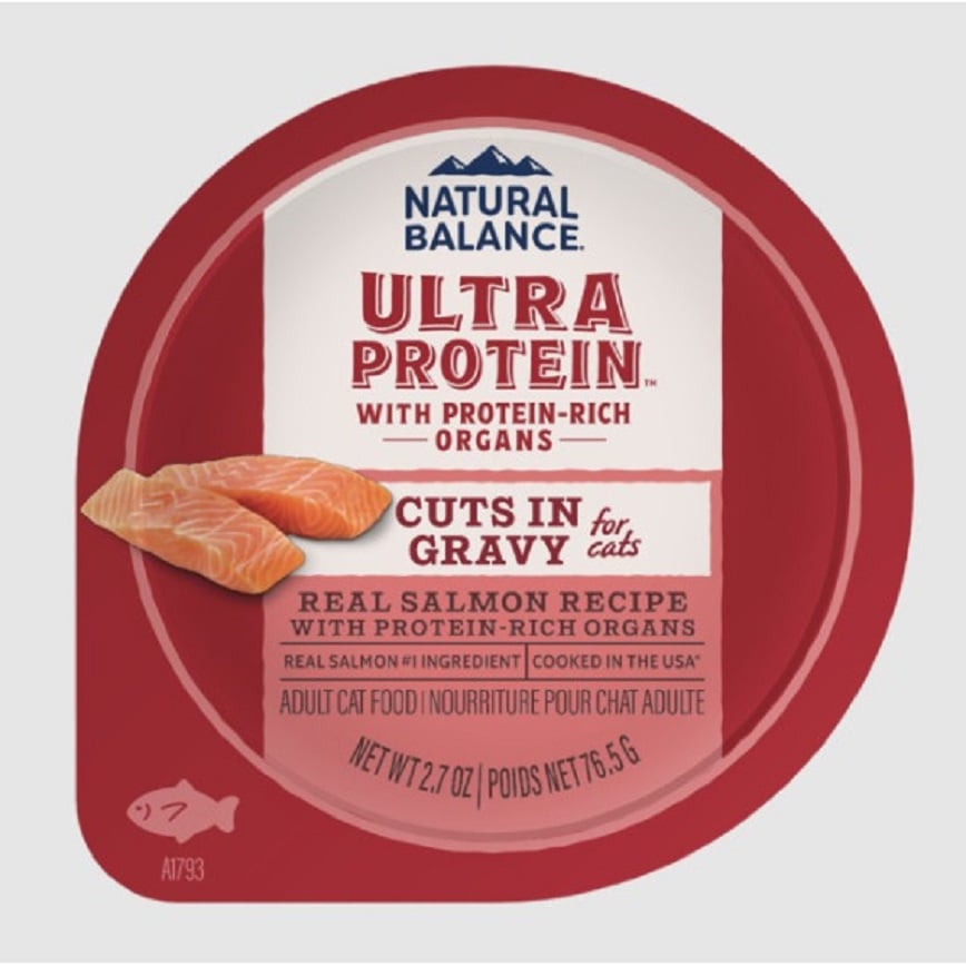 Natural Balance 頂級滋味杯 三文魚肉塊配肉汁配方 2.7oz (00704)