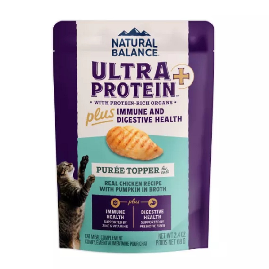 Natural Balance 超‧頂級系 免疫和消化健康 雞肉南瓜肉泥佐餐 2.4oz (00695)