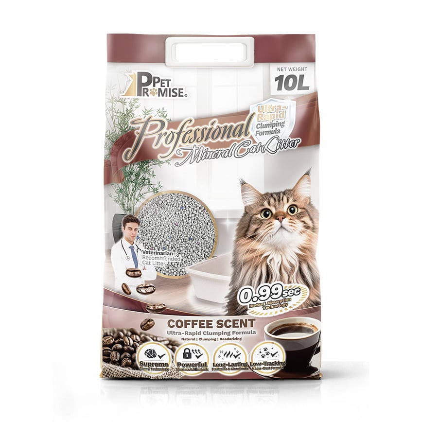 Pet Promise毛孩承諾 高級 礦物貓砂 咖啡味 10L (或2包5L夾袋) - 原裝行貨 圖 1
