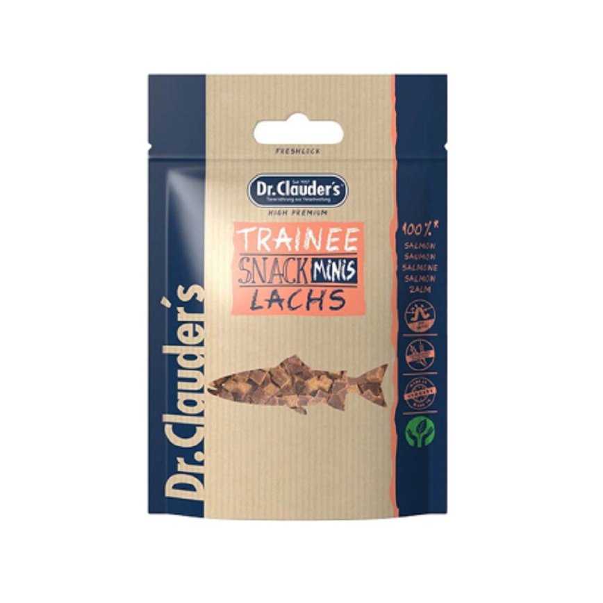 Dr.Clauder's Trainee 貓狗小食 95%三文魚粒小食 大粒 80g (DC0180)