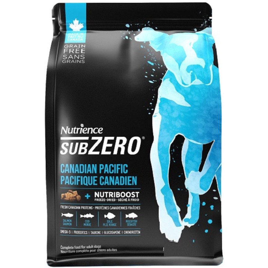 Nutrience SUBZERO 無穀物狗糧 全犬配方 凍乾脫水鮮三文魚及鯡魚配七種魚 4lb 1.8kg (D6721)