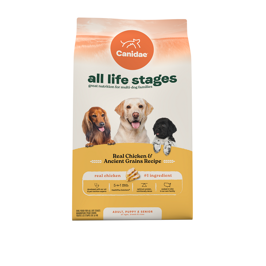 CANIDAE 咖比 狗糧 life stages 雞肉糙米配方 27lb (1127H) (新包裝)