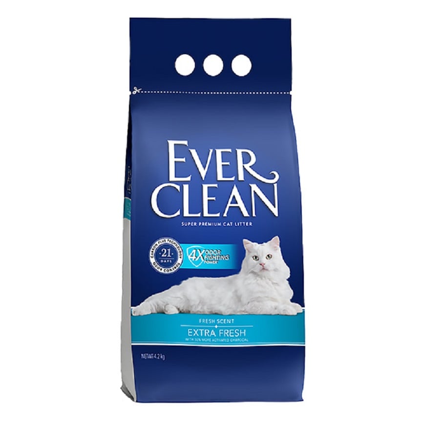Ever Clean 美國 礦物貓砂 藍鑽 藍標 4X除臭皇 有香味 4.2kg (EFs4.2) (袋裝)