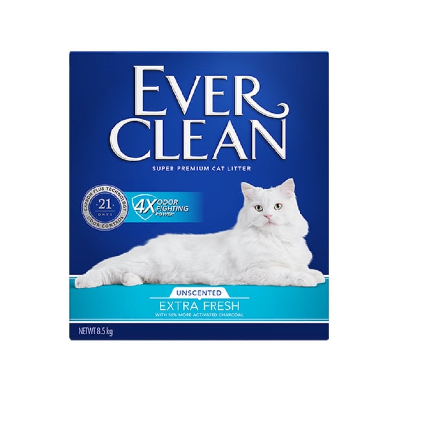 Ever Clean 美國 礦物貓砂 藍鑽 藍標 4X除臭皇 無香味 8.5kg (EF85)
