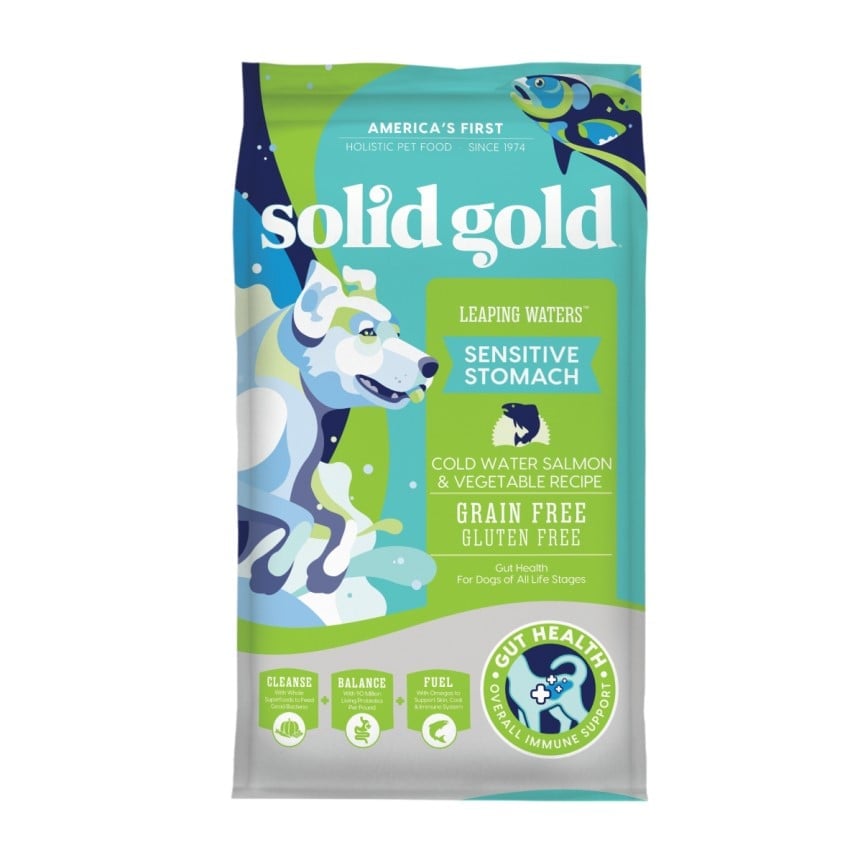 Solid Gold 素力高 狗糧 無穀物三文魚成犬 22lb (SG206A/SG722)