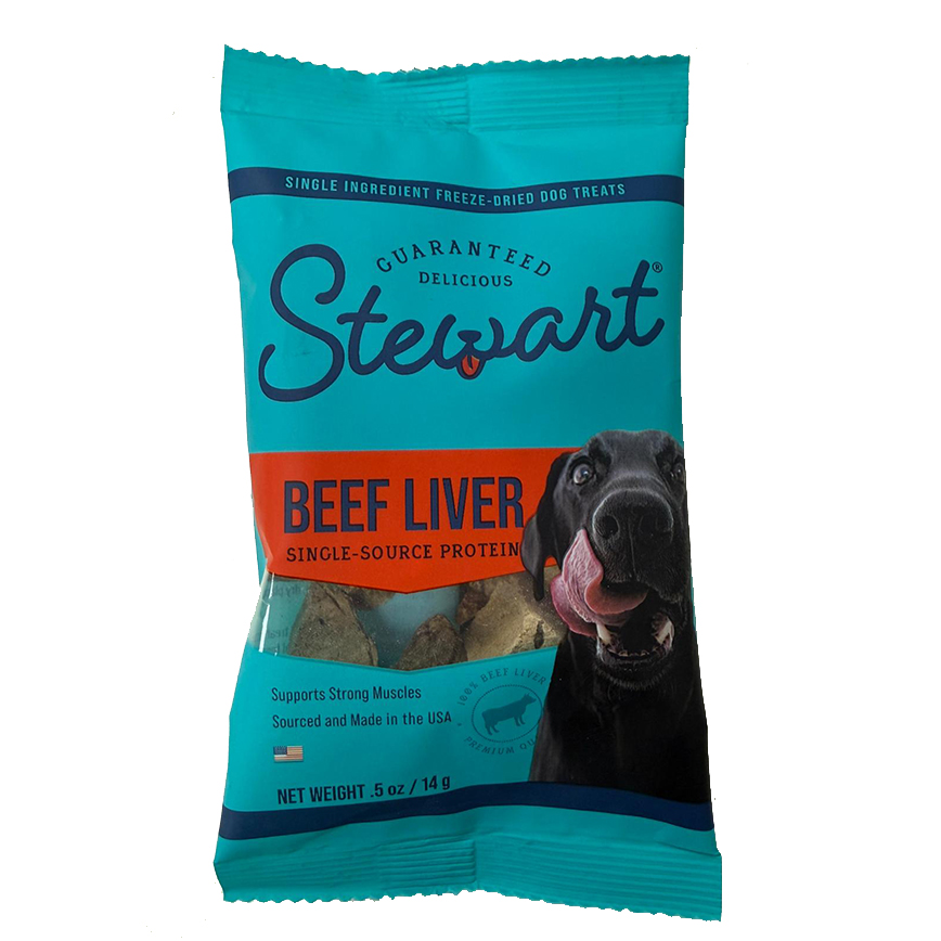 Stewart 狗零食 凍乾牛肝粒 0.5oz 試食裝 (405320)