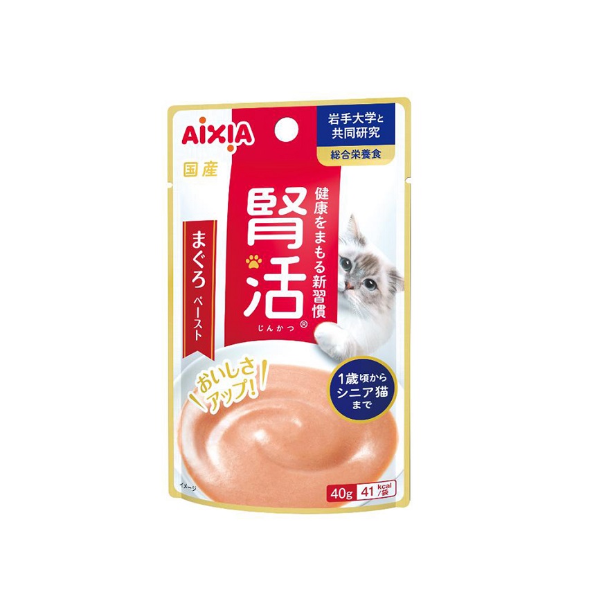 AIXIA 愛喜雅 貓濕糧 腎活 健康主食餐包系列 吞拿魚酱 40g (JK-1)