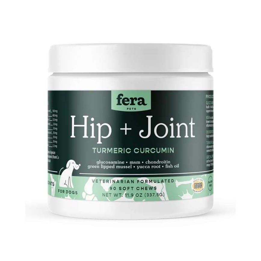 Fera Pets Supplement 狗狗營養補充品 髖骨及關節護養 咀嚼片 90片 (犬用) (4578)
