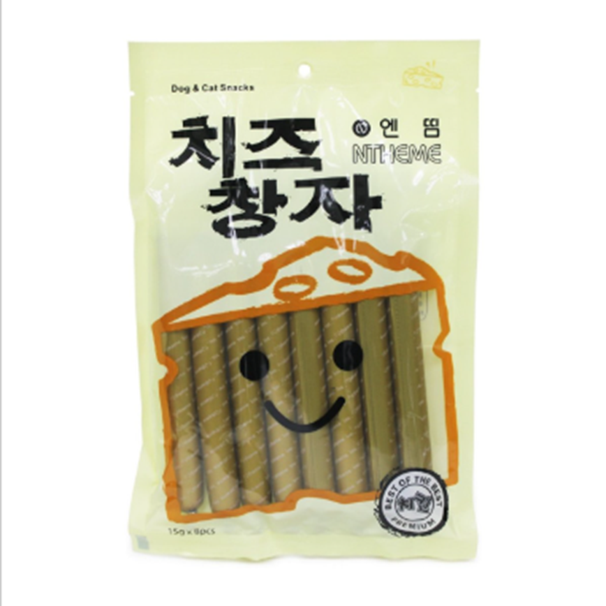 Ntheme 狗小食 韓國芝士雞肉腸(8x15g) (998693)