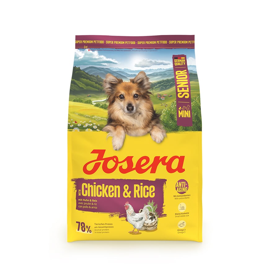 Josera 狗糧 老犬糧 細粒 Mini Senior 雞肉配方 3kg (JD4957)