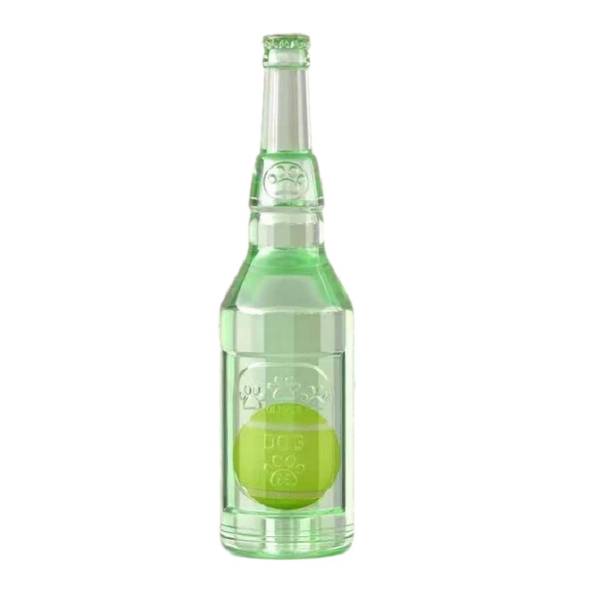 HelloDOG 玩具嚴選 耐咬磨牙狗狗發聲酒瓶 1件 (顏色隨機) 圖 3