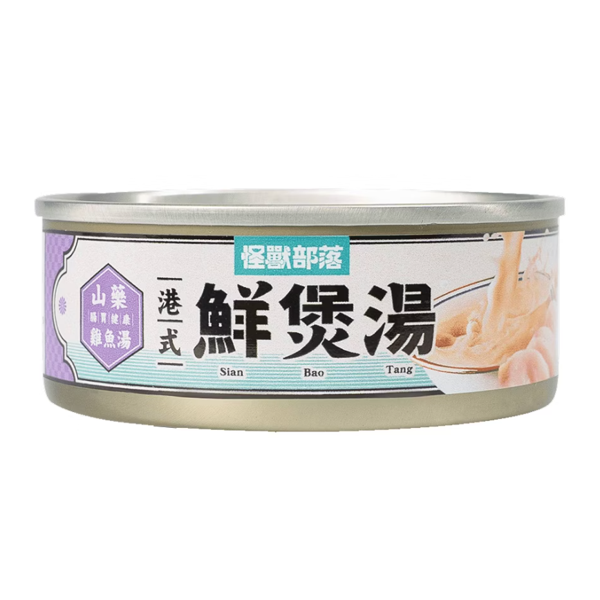 怪獸部落 港式鮮煲湯 山藥雞魚湯 80g
