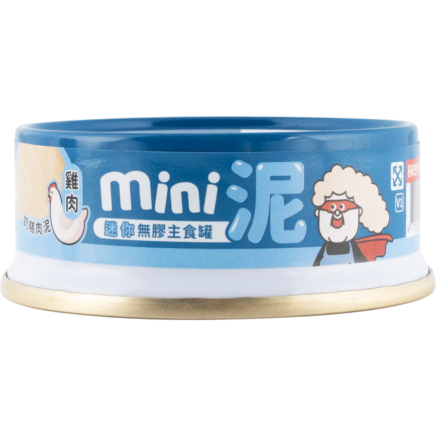 HeroMama 貓罐頭 無膠迷你主食罐 奶糕肉泥 營養加強配方 雞肉 55g