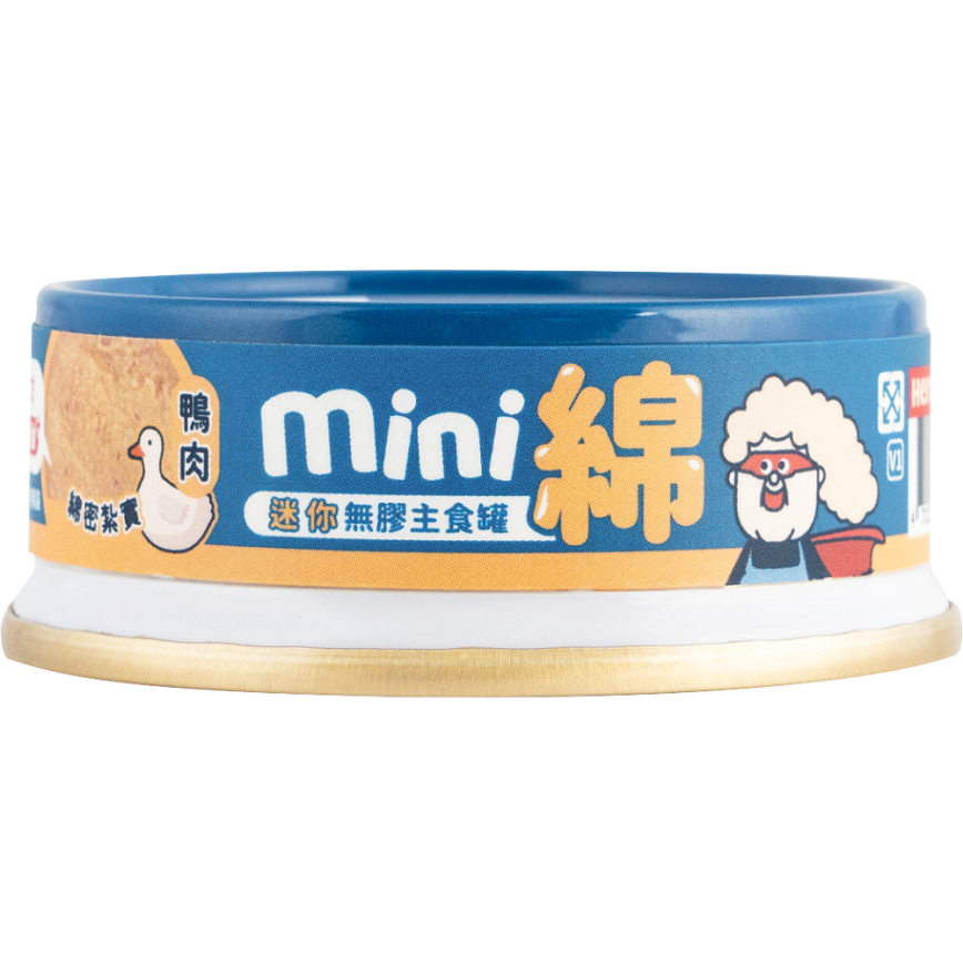 HeroMama 貓罐頭 無膠迷你主食罐 綿密紮實 泌尿護膚配方 鴨肉 55g