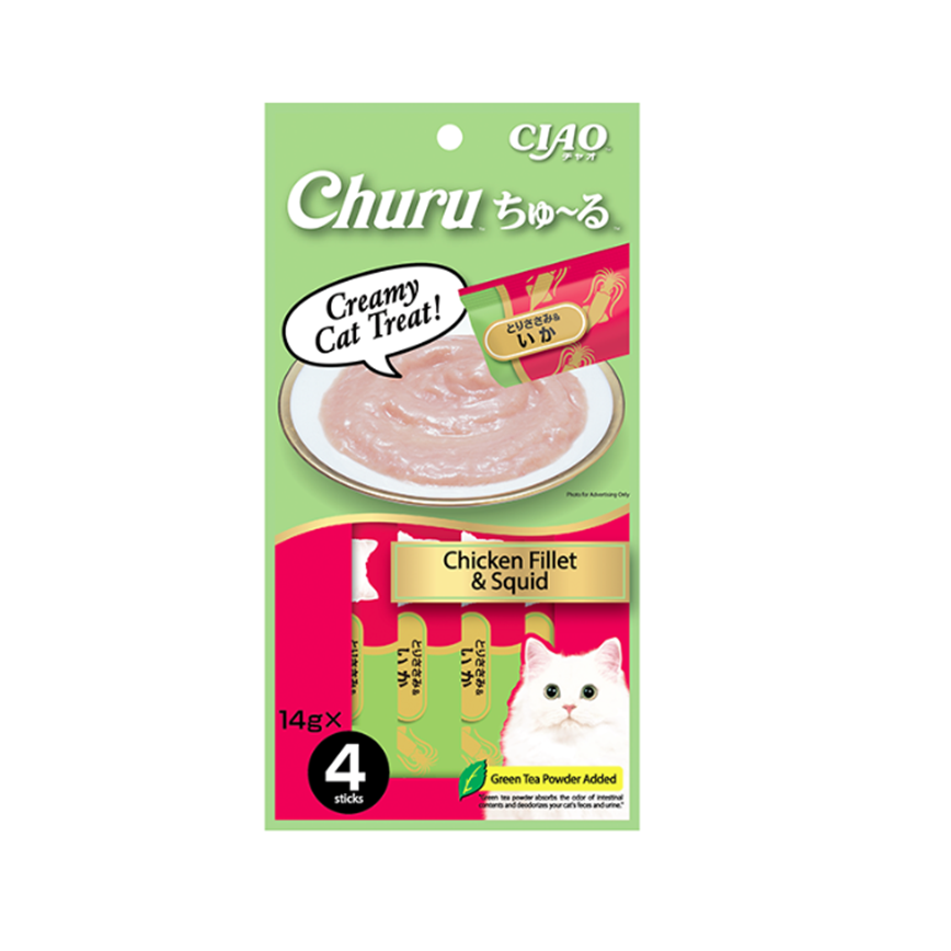 CIAO Churu 雞肉菲力與魷魚 14g x 4 (SC-79)