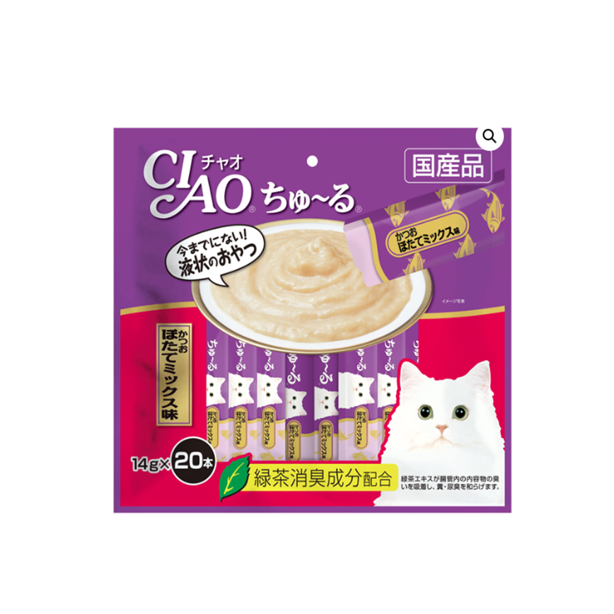 CIAO Churu 金槍魚與扇貝 14g X 20 (CC20-SC192)