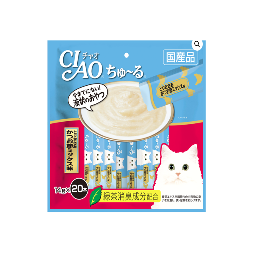 CIAO Churu 雞肉菲力與柴魚片 14g X 20(CC20-SC193)
