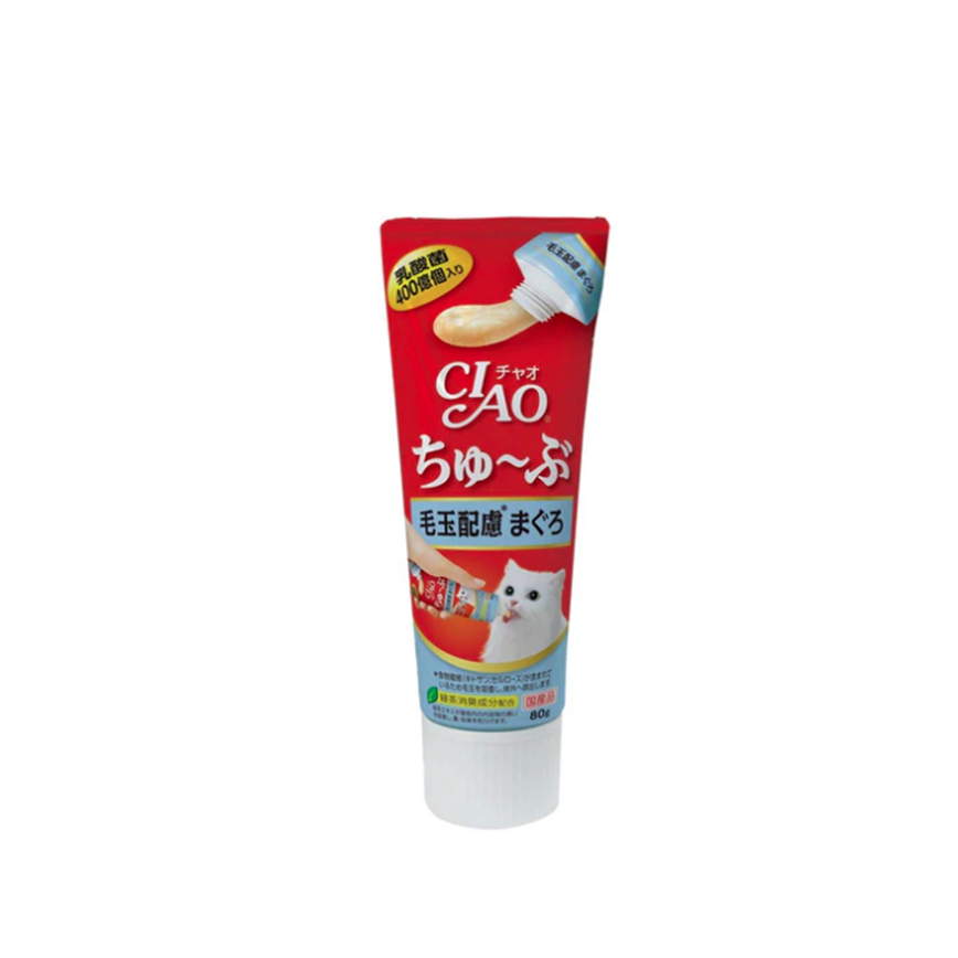 Ciao 猫 Churu 管 金槍魚含纖維 80g (CT-CS154)