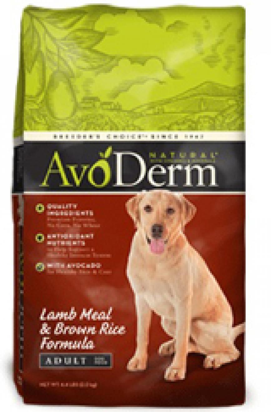 AvoDerm Natural 牛油果羊肉米配方狗糧 (1歲以上成犬) 26lb