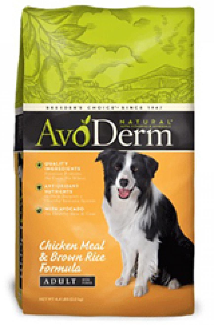 AvoDerm Natural 牛油果雞肉米配方狗糧 (1歲以上成犬) 4.4lb 圖 1