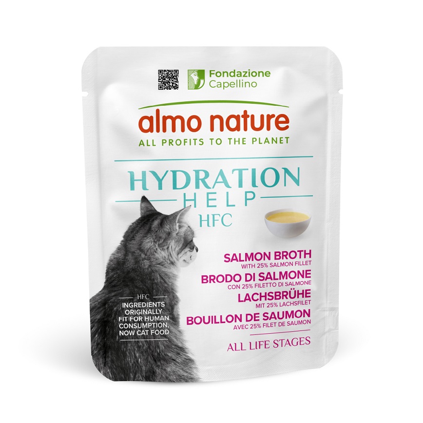 Almo Nature HFC Hydration Help 水潤護理鮮湯包 三文魚湯+三文魚肉 50g (5892)