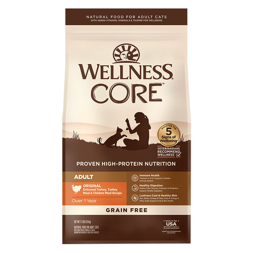 WELLNESS CORE 無穀火雞雞肉貓糧 11lb