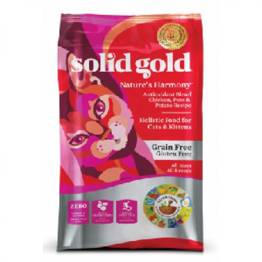 solidgold素力高 無穀物(紅莓精華)全貓乾糧 Nature's Harmony 6lb (停售)