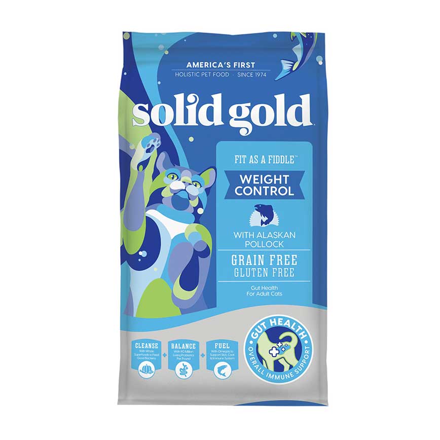Solid Gold 素力高 貓糧 無穀物鱈魚低卡成貓 12lb (SG230A)