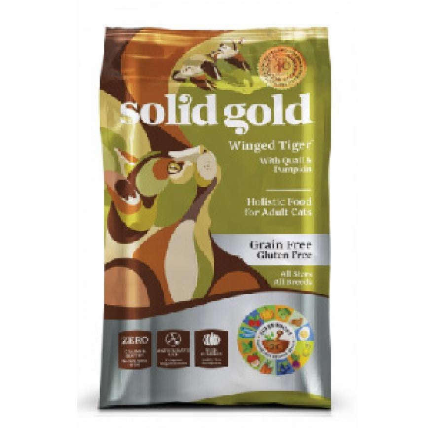 solidgold素力高 無穀物(鵪鶉)成貓乾糧 Winged Tiger 6lb (停售)