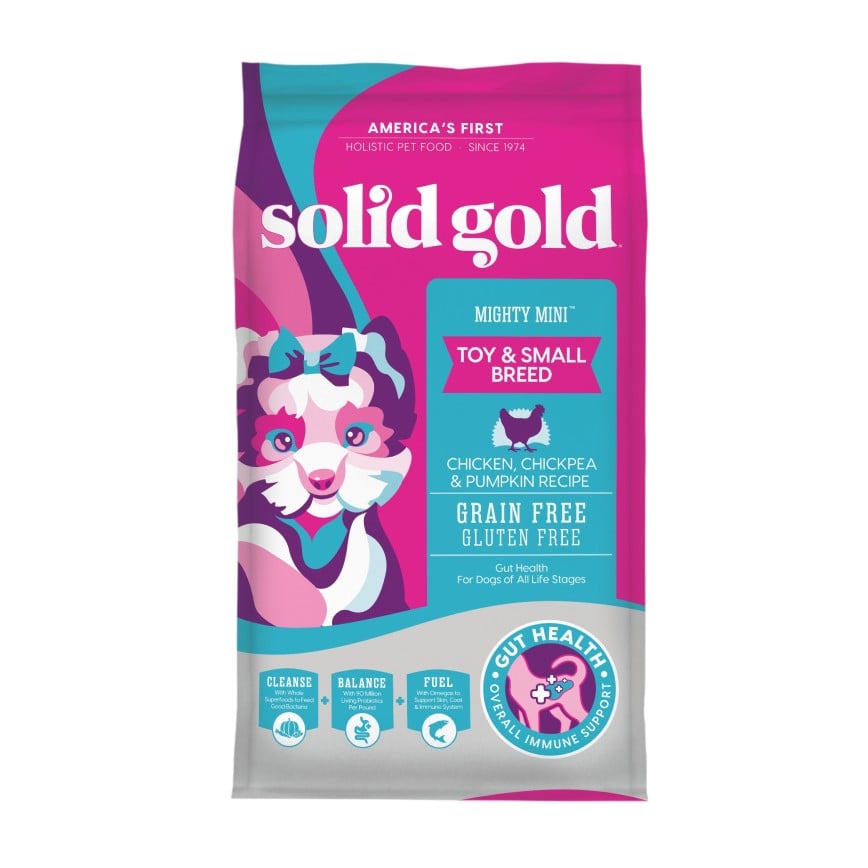 Solid Gold 素力高 狗糧 無穀物迷你犬配方 雞肉鷹嘴豆南瓜 4lb 圖 1