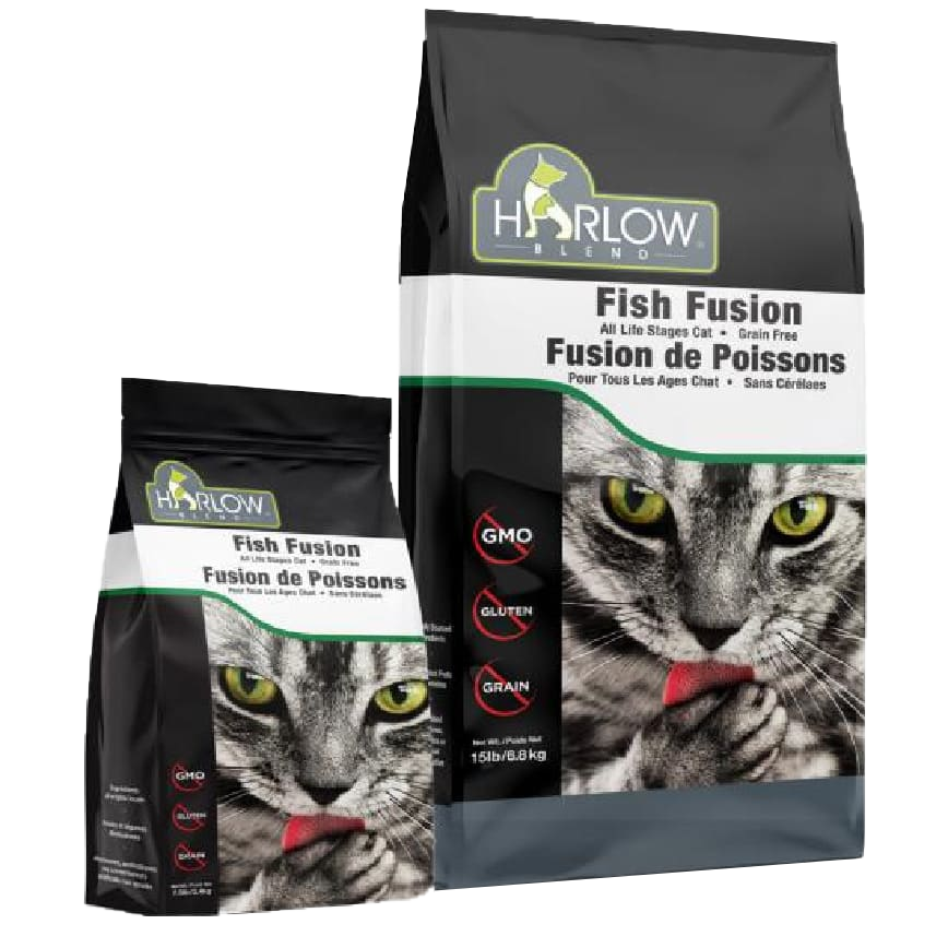 Harlow Blend 楓葉 五鮮魚 無穀物海洋鮮魚,蔬果全貓乾糧 15lb 或 (2包7.5lb夾袋)