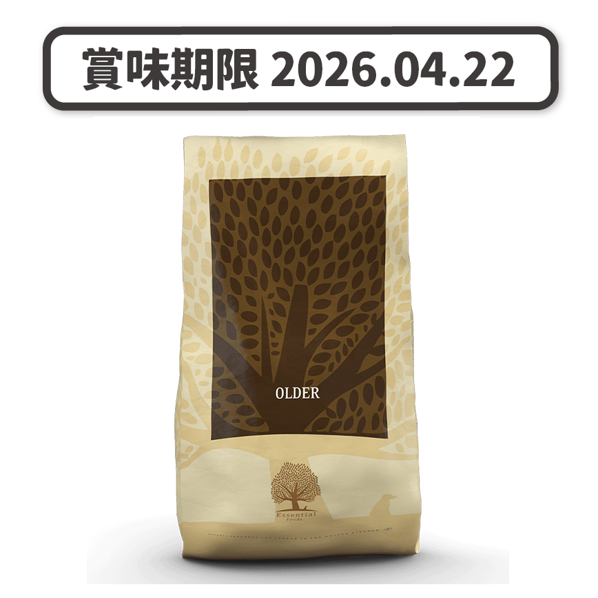 Essential Foods 易膳 狗糧 長青 Older 10kg (大粒) (O-10) (新包裝) (賞味期限 2026.04.22) 圖 1
