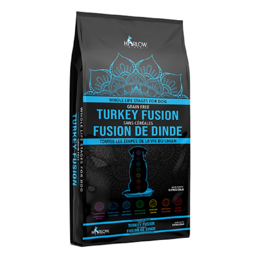 Harlow Blend 楓葉 無穀物狗糧 鮮火雞三文魚蔬果 20lb (HR-122120) (新包裝)