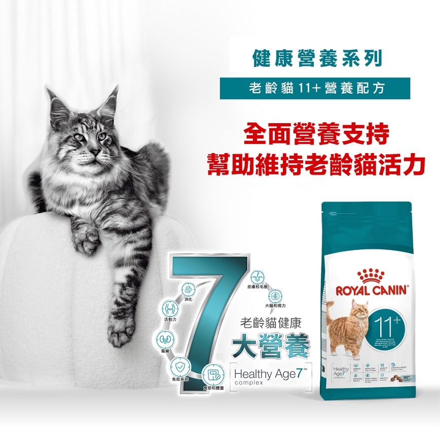 Royal Canin 貓糧 法國皇家貓糧 FHN 老齡貓11+ 營養配方 2kg (4108500) 圖 2