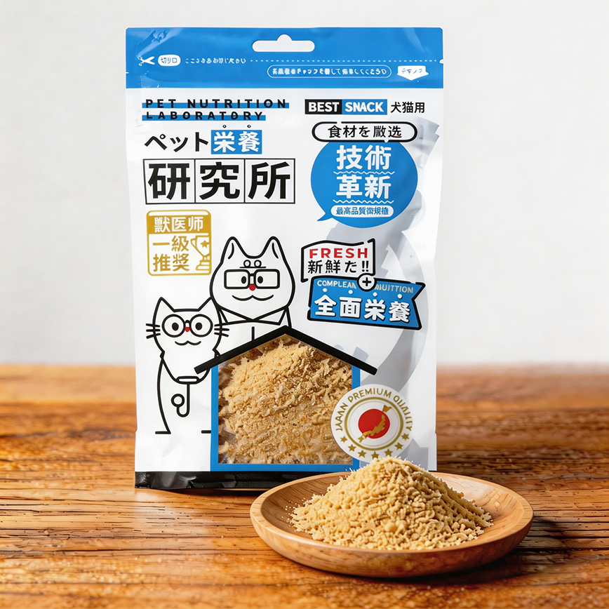 Pet Lab 嚴選貓狗零食 凍乾小食 深海鱈魚粉 50g (拌糧用)