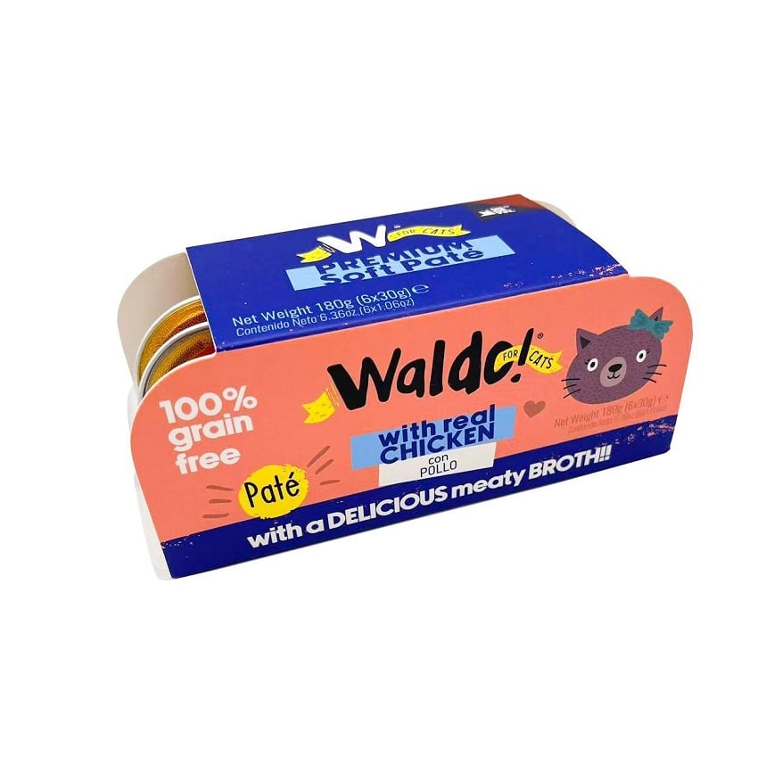 Waldo! 貓罐頭 主食罐 雞肉味 6x30g (HF00199)