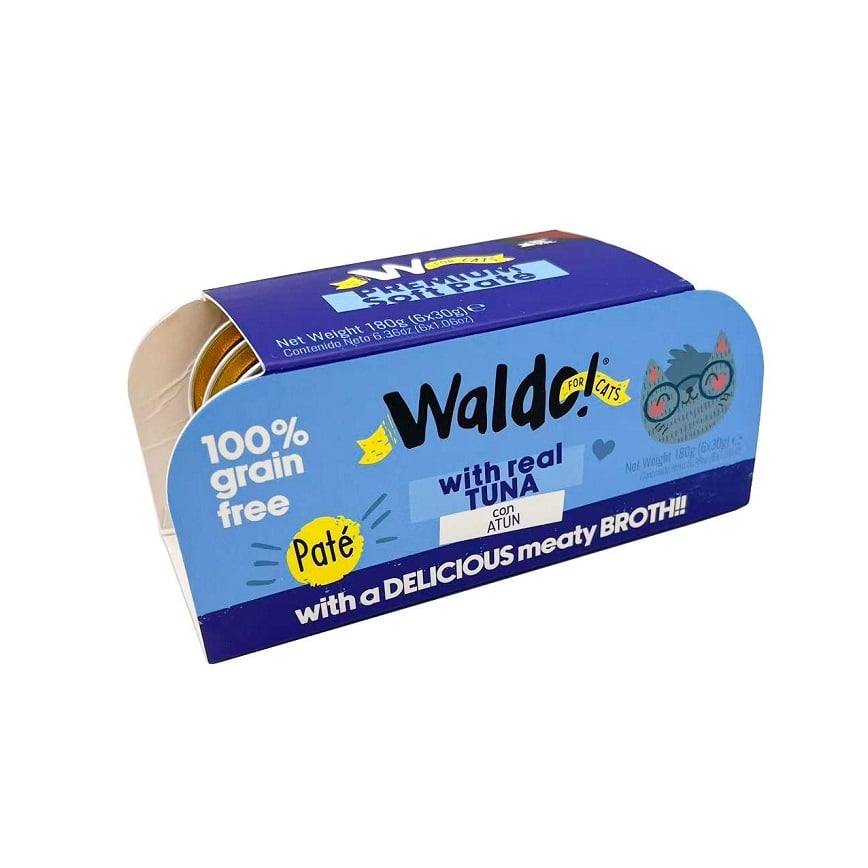 Waldo! 貓罐頭 主食罐 金槍魚味 6x30g (HF00202)