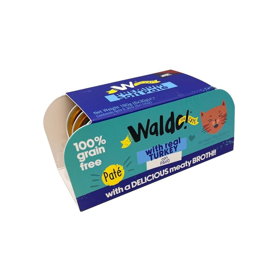 Waldo! 貓罐頭 主食罐 火雞味 6x30g (HF00205)