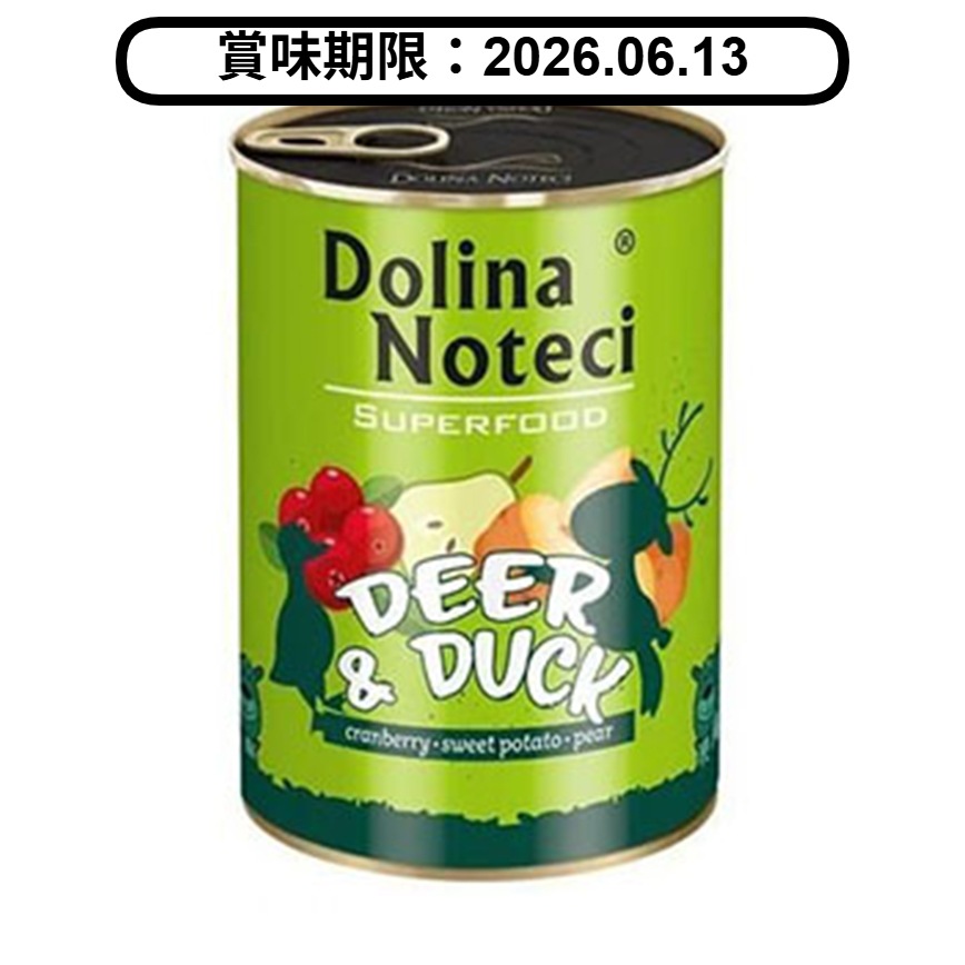 Dolina Noteci 狗罐頭 鹿+鴨 400g (DDD400) (賞味期限 2026.06.13) 圖 1