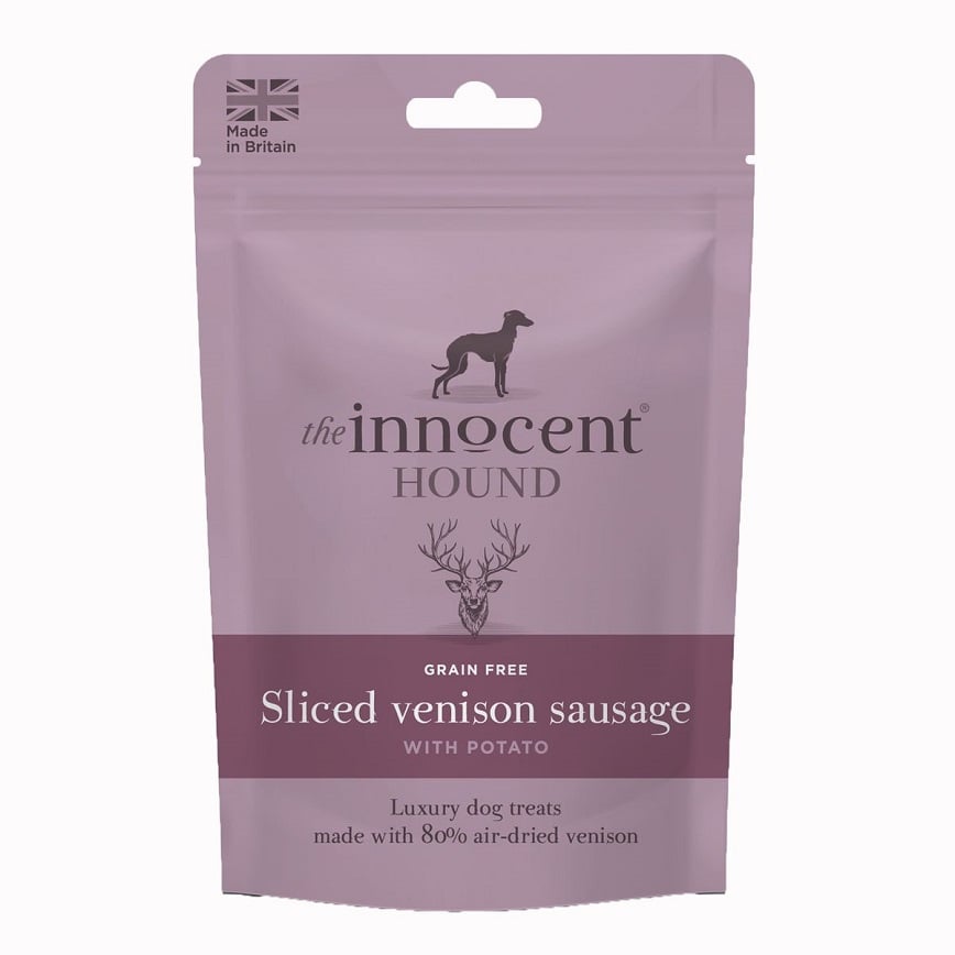 The Innocent Hound 狗零食 風乾小食 切片鹿肉薯仔香腸 70g